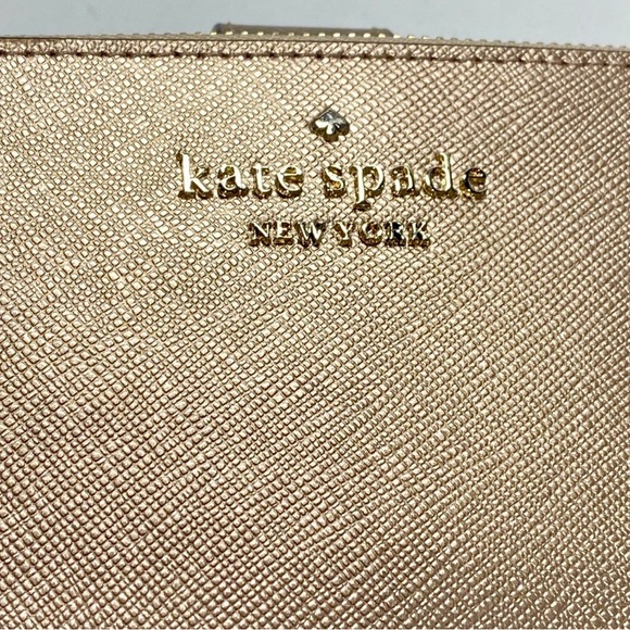 Kate Spade New York Gold Wristlet Wallet – NWOT - Picture 3 of 6